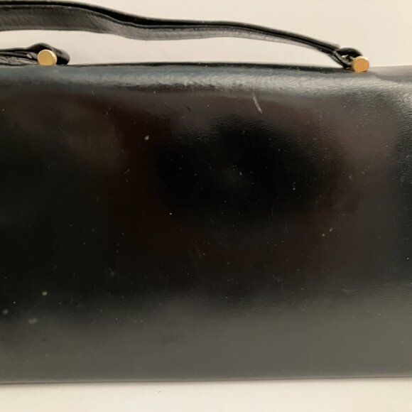 VTG Purse with Brass Details Handcrafted by Bernard Original Made in Canada - Picture 4 of 10